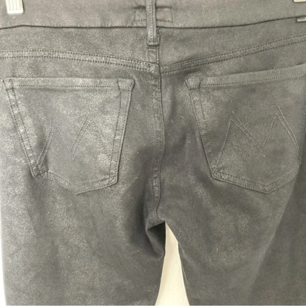 MOTHER The Looker in Look But Don’t Touch Faux Suede Jeans, Size 28 - Picture 9 of 9